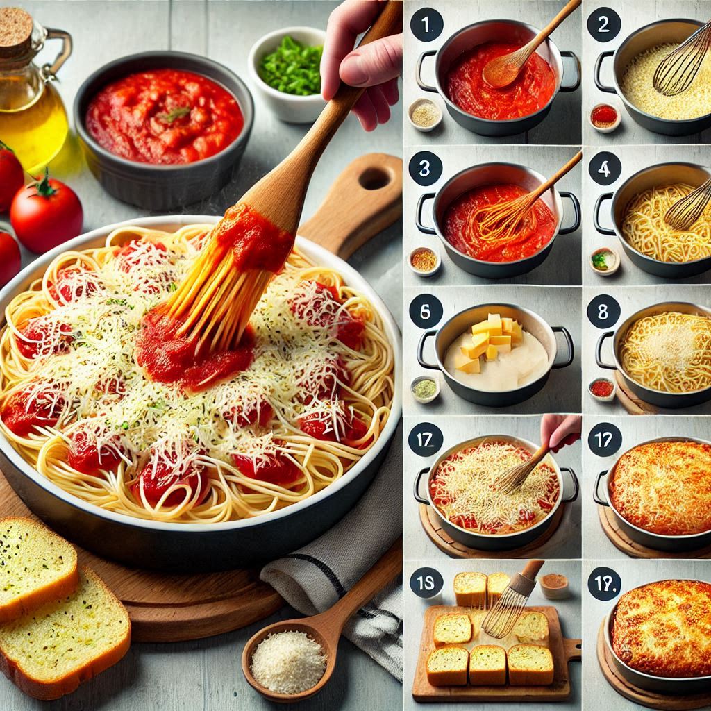 Easy Baked Spaghetti Recipe