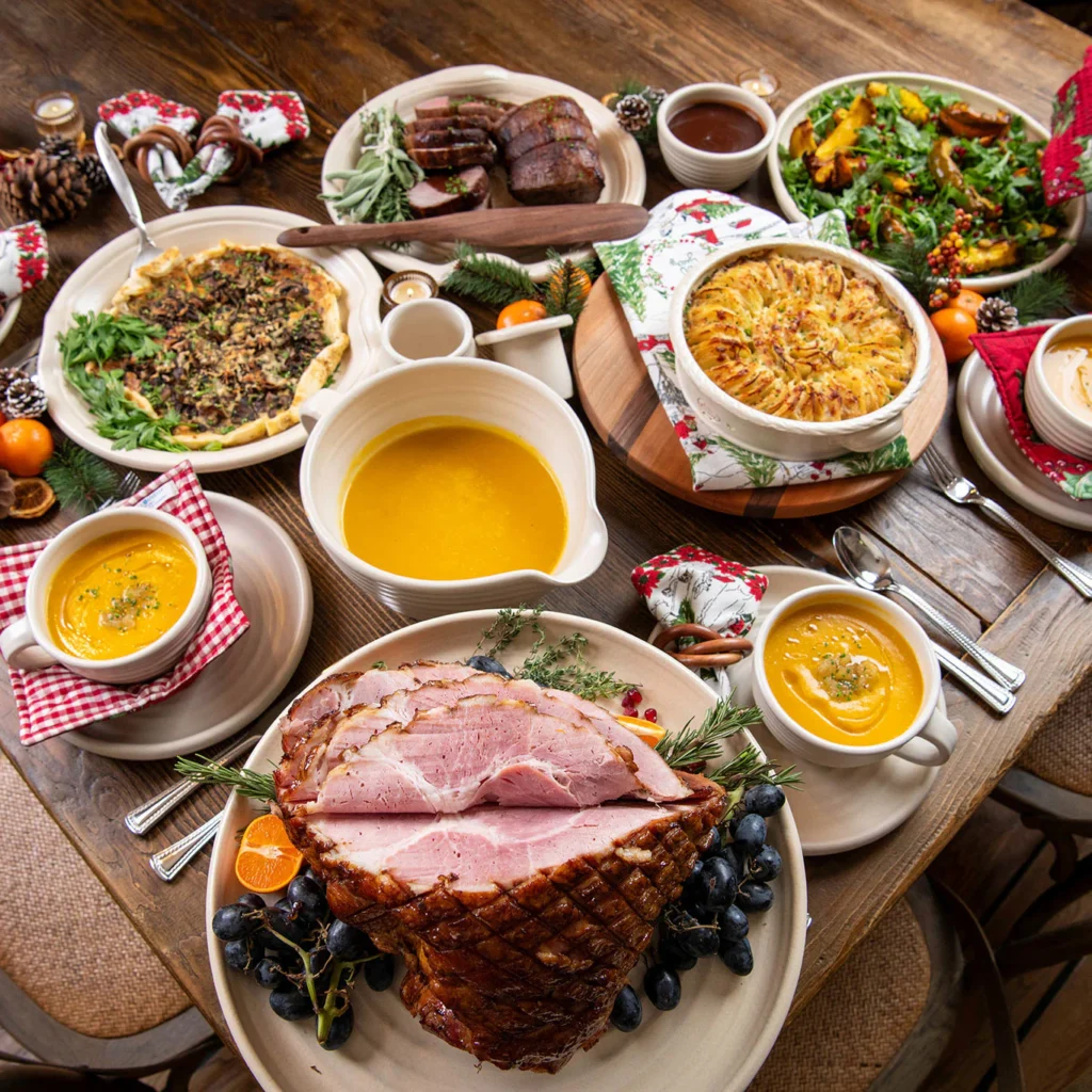 Sheet Pan Christmas Dinner (Christmas Ham Dinner)