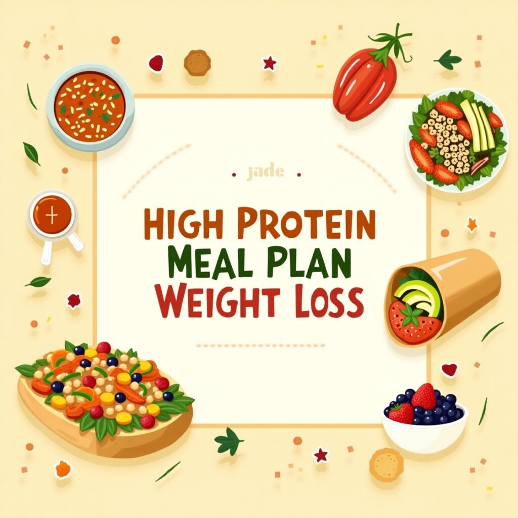 High Protein Vegan Meal Plan for Weight Loss